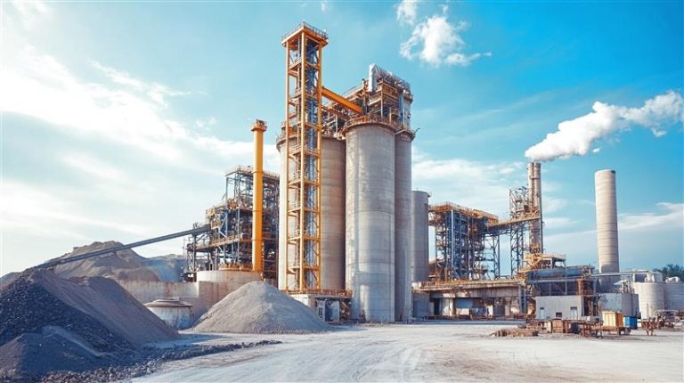 cement-factory-with-high-concrete-plant-structure