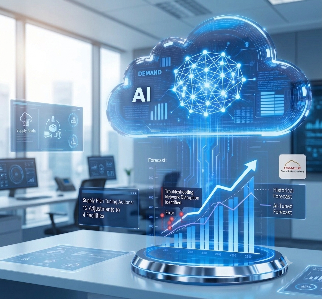 Intelligent Demand & Supply Planning: AI-Based Forecast Tuning and Supply Plan Troubleshooting in Oracle Planning Cloud